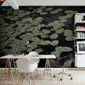 The Leaf and the Depth Mural Wallpaper - room preview 04
