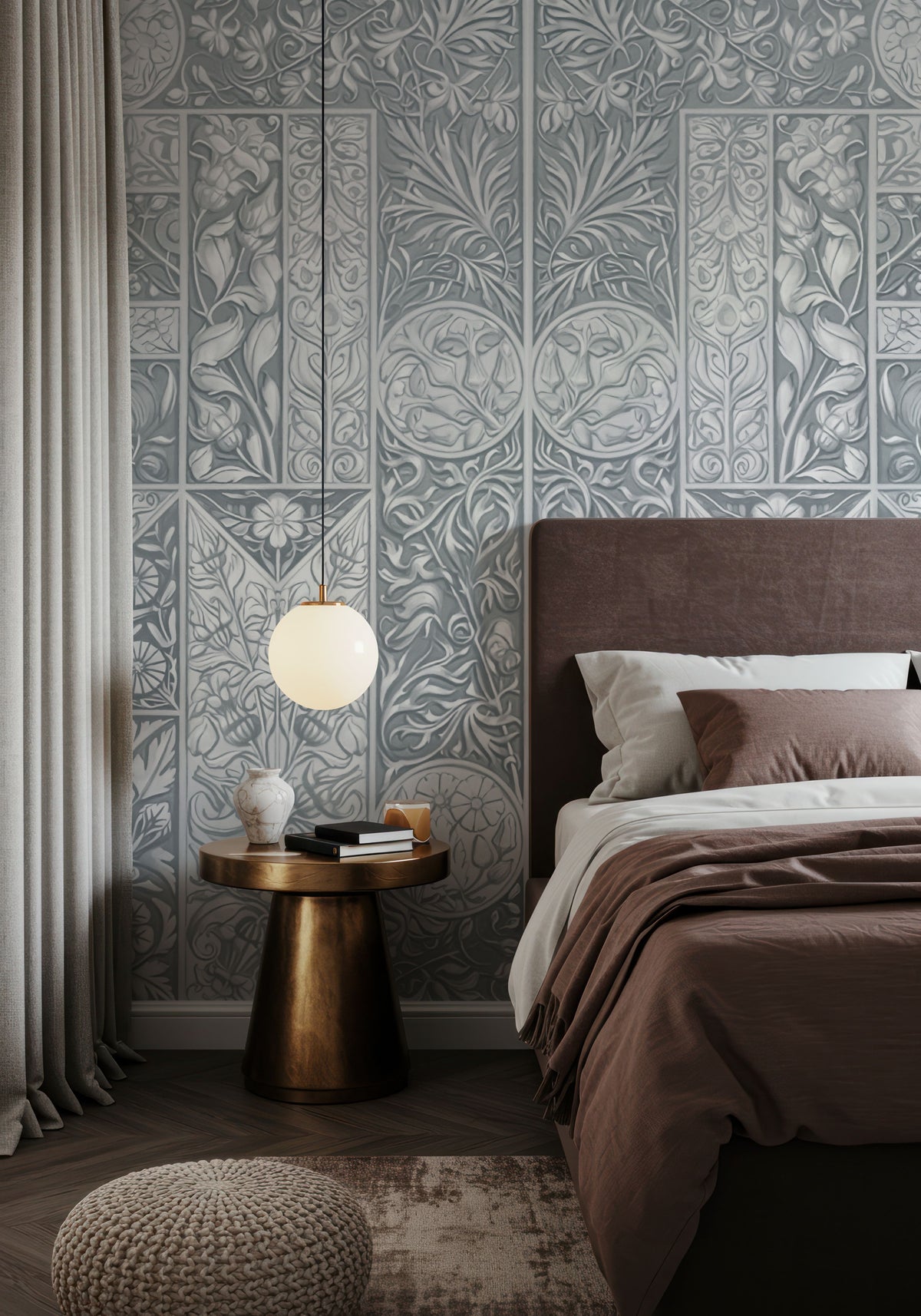 Flower Collection, Stone Mural Wallpaper - room preview 04