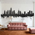 Nairobi Kenya Skyline Black & White Mural Wallpaper - room preview 04