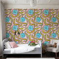 My Flower Pink Mural Wallpaper - room preview 04