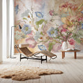 Floral Grunge Singing Mural Wallpaper - Edition 3 - room preview 04