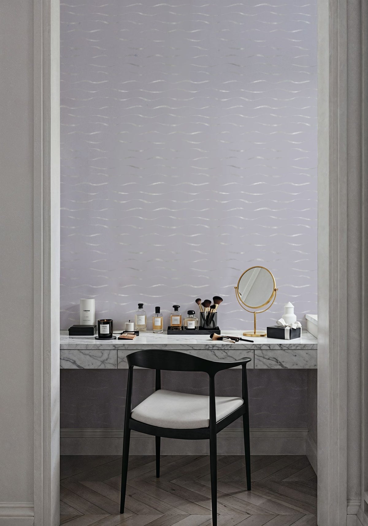 Silver Sea Mural Wallpaper - room preview 04