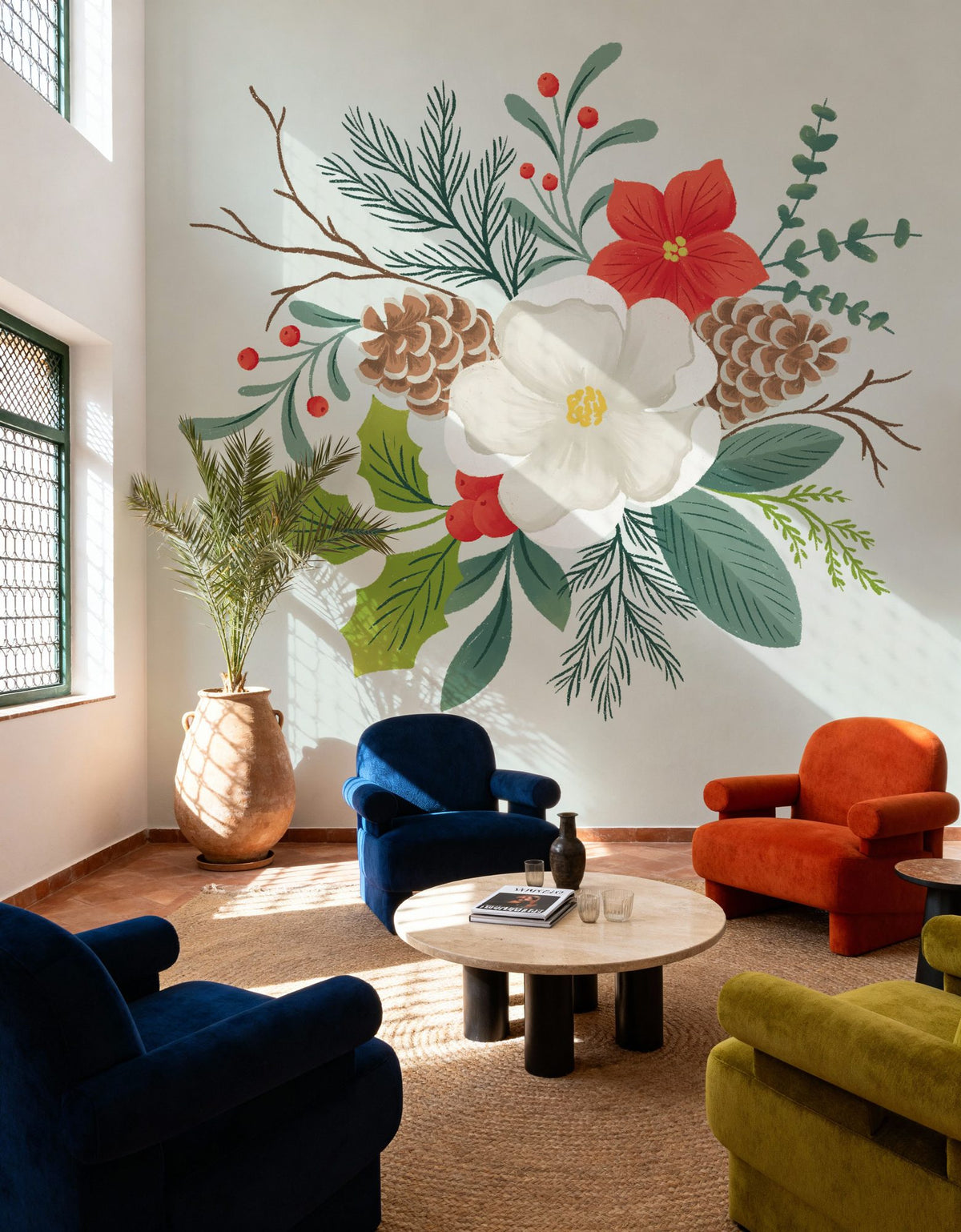 Winter Arrangements II Mural Wallpaper - room preview 04