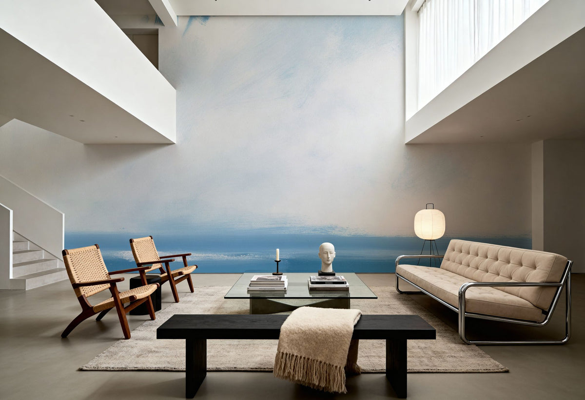 Cloudy Clouds Mural Wallpaper - room preview 04