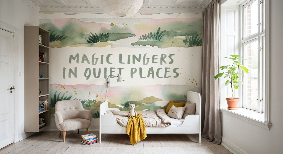Midsummer Meadow II Mural Wallpaper - room preview 04