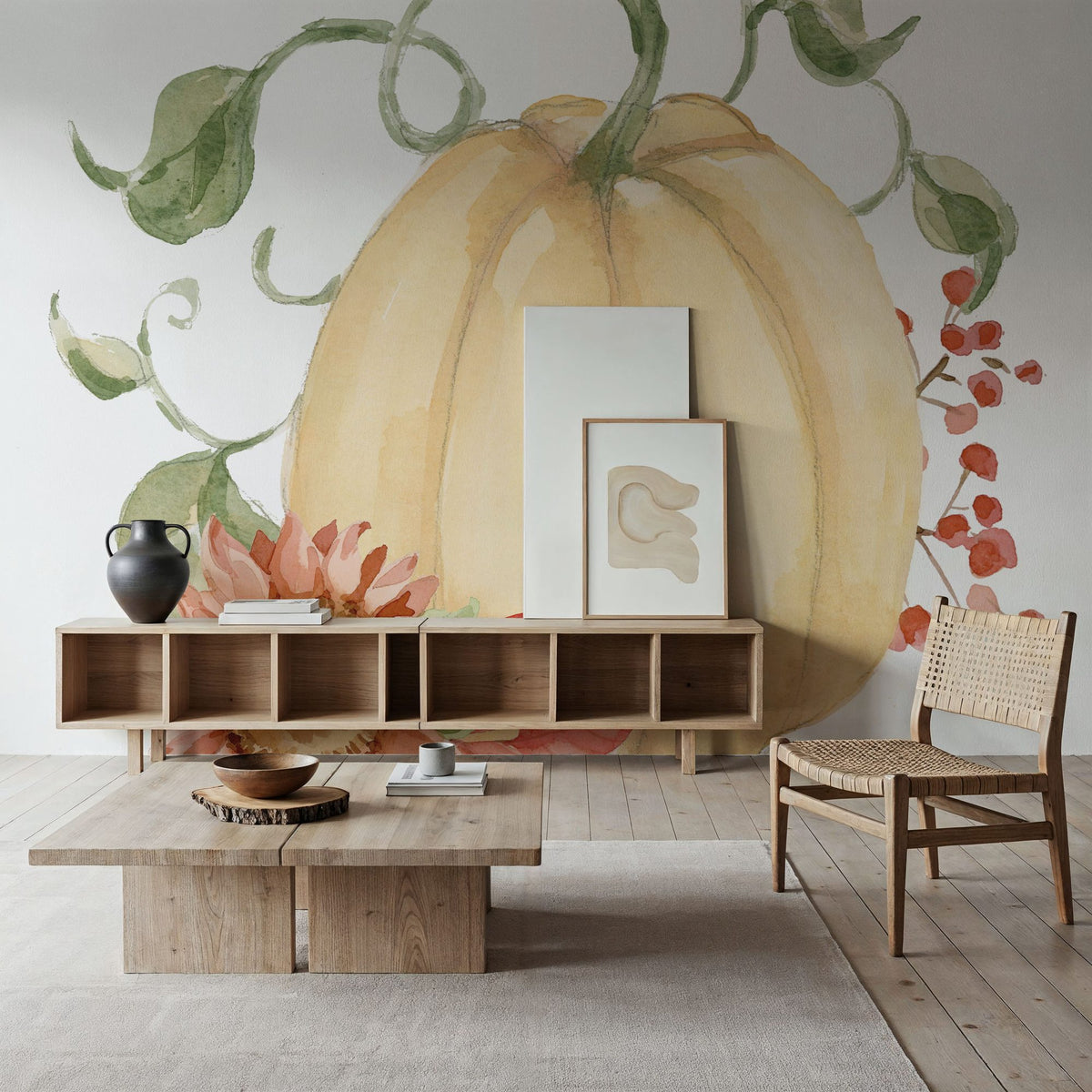 Fall Cottage Garden VI Mural Wallpaper - room preview 04