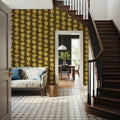 Ditsy Floral Clusters, Mud Mural Wallpaper - room preview 04