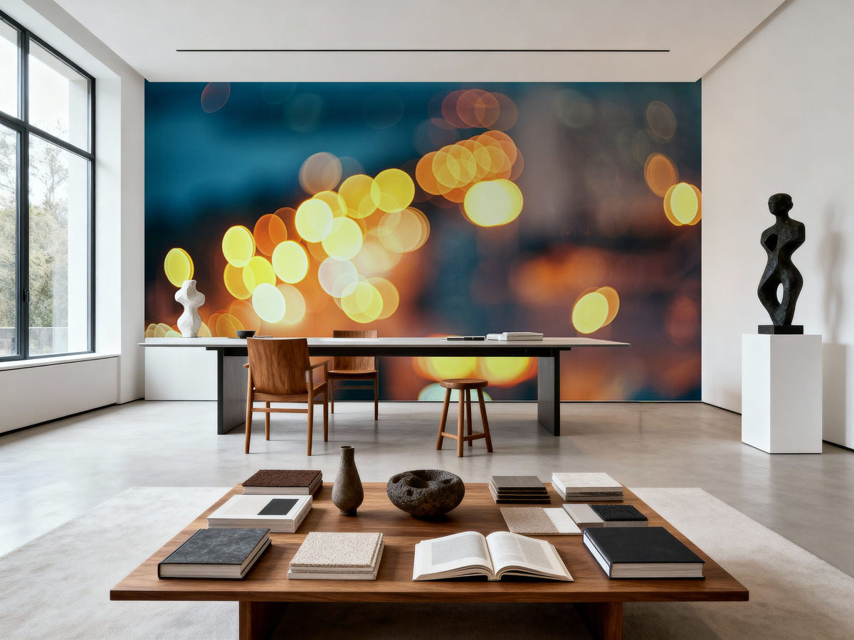 Street Lights Mural Wallpaper - room preview 04