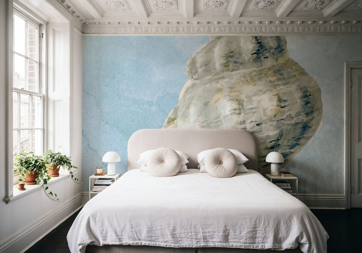 Coastal Bliss IV Mural Wallpaper - Neutral Tone - room preview 04