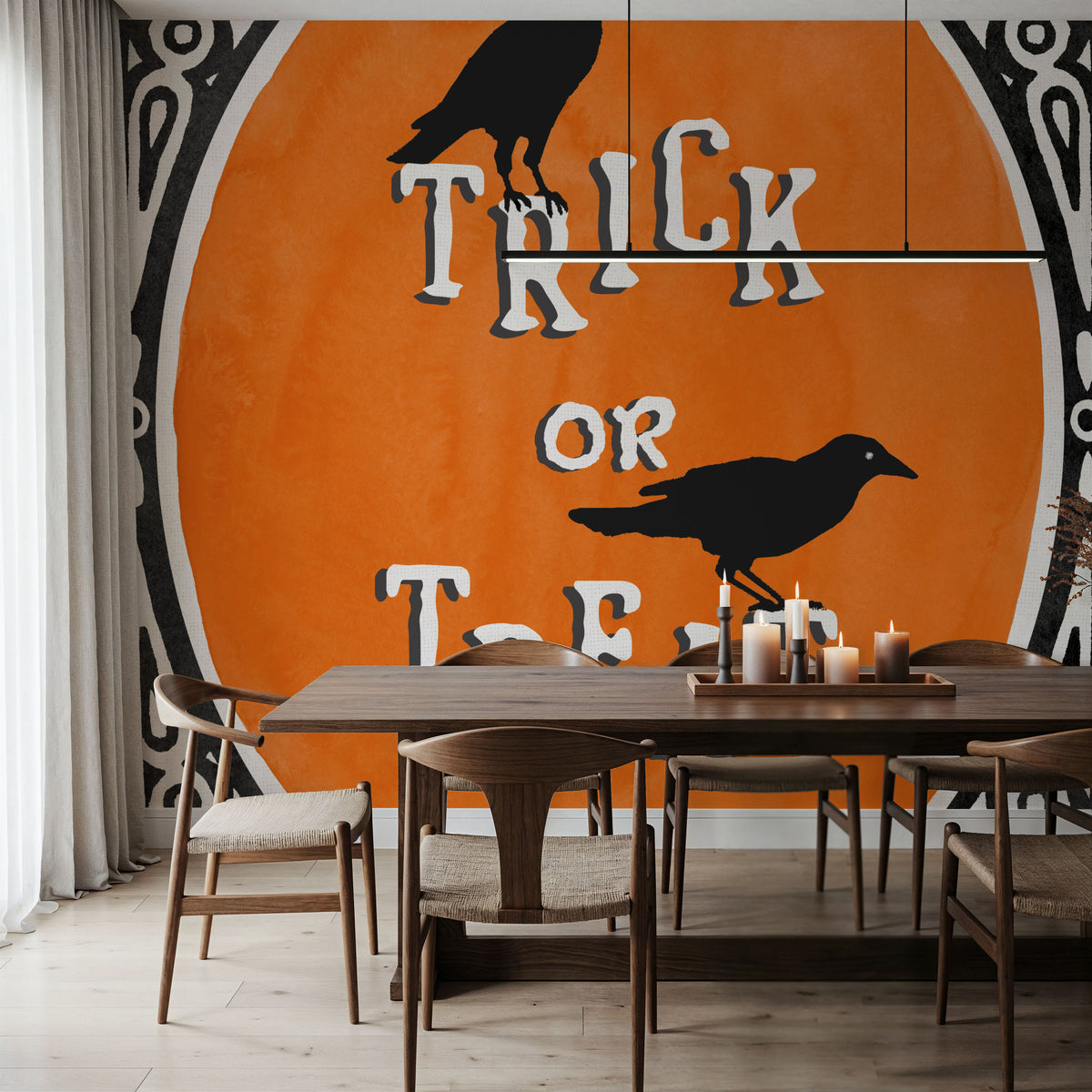 Trick or Treat Mural Wallpaper - room preview 04