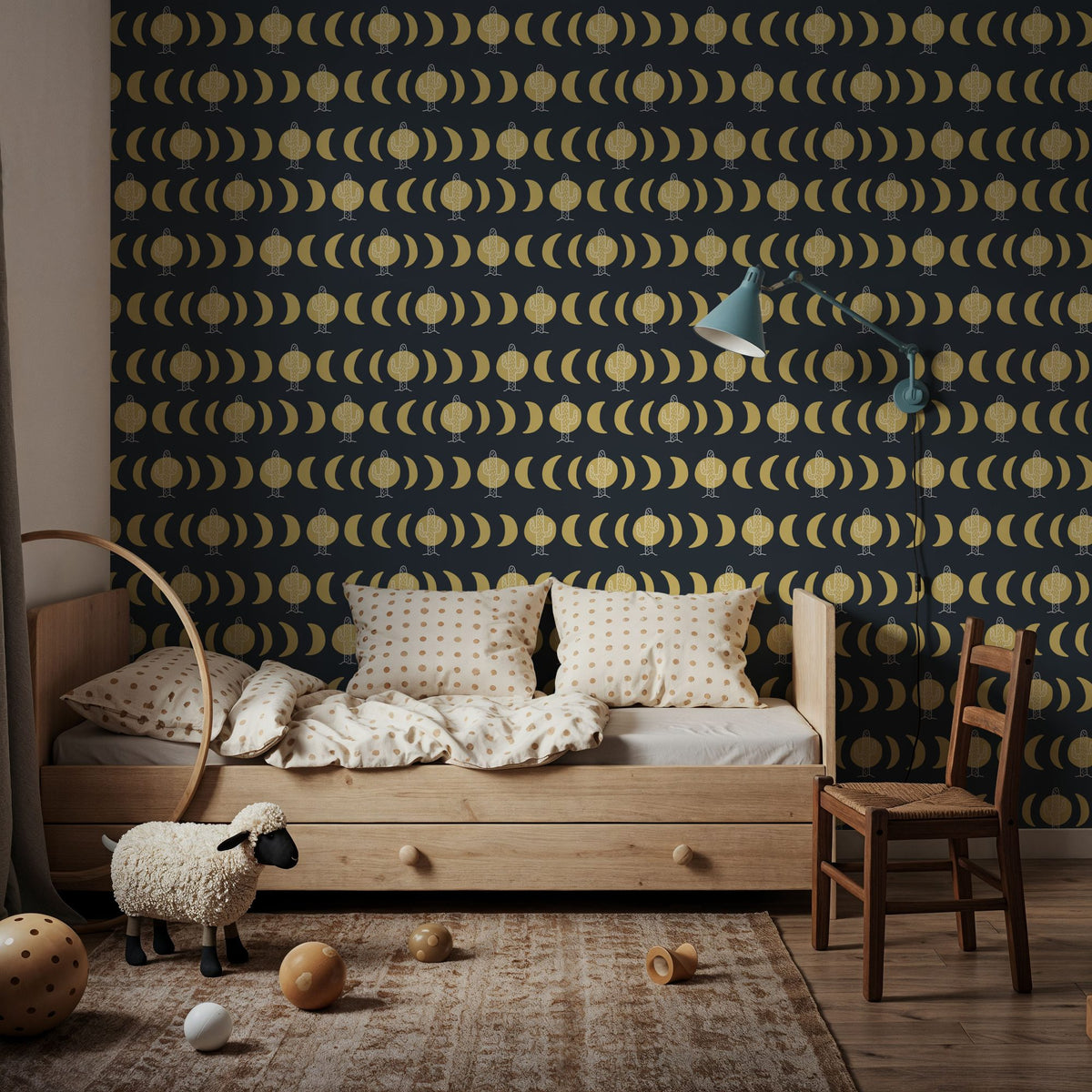 Desert Moons Mural Wallpaper - room preview 04