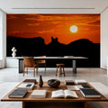 US 163 Sunset Mural Wallpaper - room preview 04