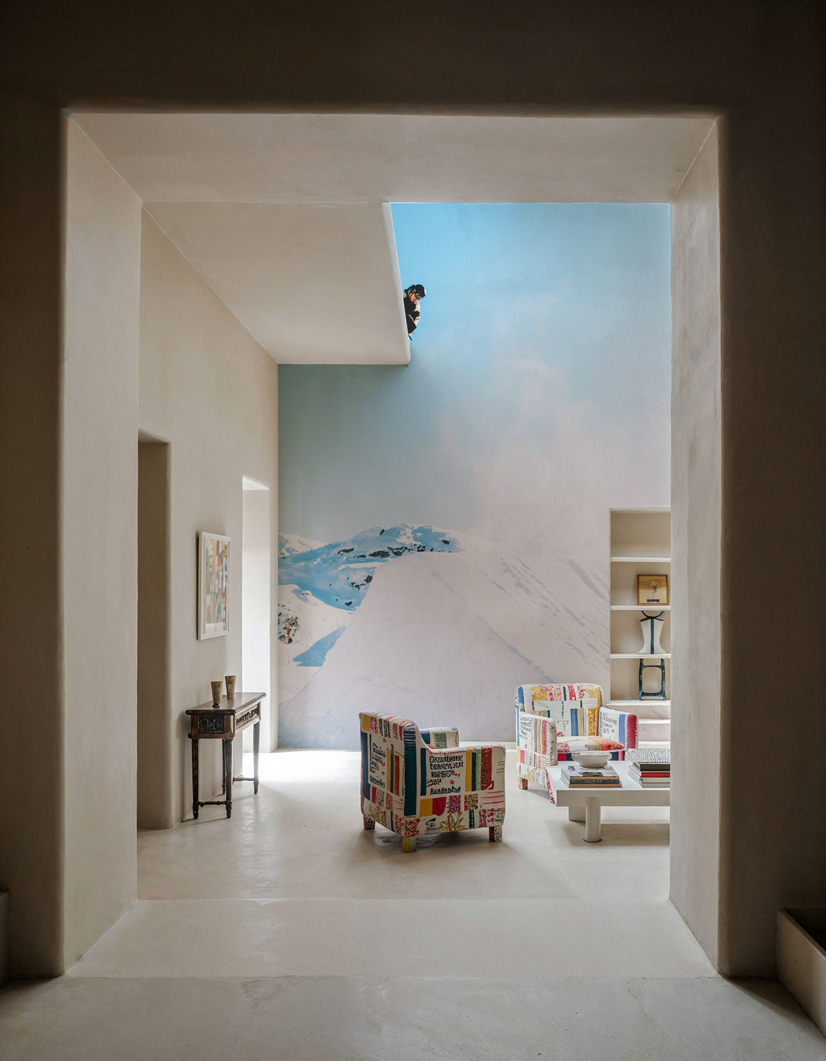 Snow Day I Mural Wallpaper - room preview 04
