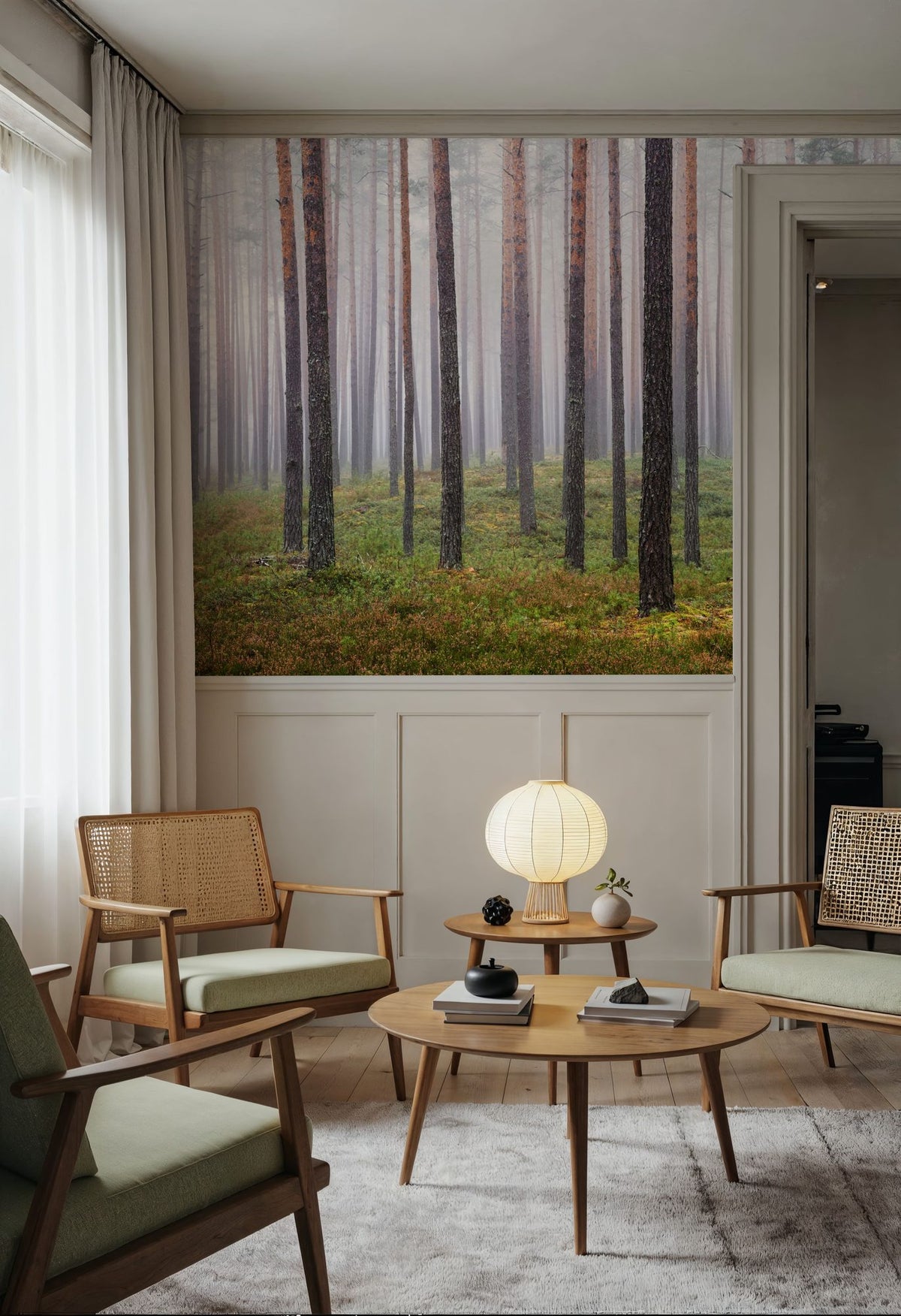 Hide and Seek Forest Mural Wallpaper - room preview 04