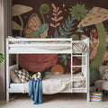 Floralscape Fairies I Dark Mural Wallpaper - room preview 04