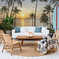Tropical Sunset Vista Mural Wallpaper - room preview 04