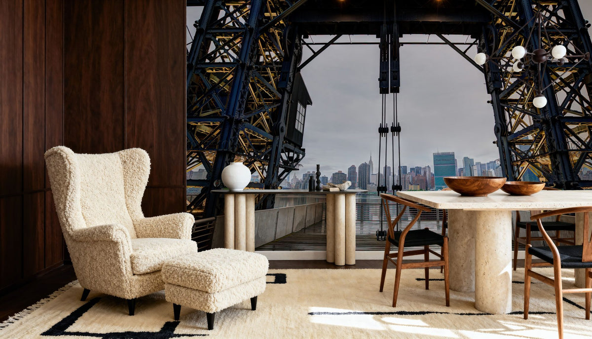 East River Floodgates Mural Wallpaper - room preview 04