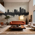 Lexington Kentucky Skyline Concrete Mural Wallpaper - room preview 04