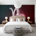 Capricorn Zodiac of Stars Mural Wallpaper - room preview 04