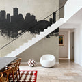 New Orleans Louisiana Skyline Concrete Mural Wallpaper - room preview 04