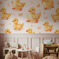 Duckling Walk Mural Wallpaper - room preview 04