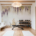 Wisteria and Field Grasses Mural Wallpaper - room preview 04
