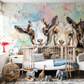 Kids - Cute Baby Animals Series Mural Wallpaper - room preview 04