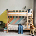 Hiiii Rainbow Mural Wallpaper - room preview 04