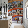 Greetings From Carolina Beach Mural Wallpaper - room preview 04