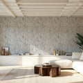 Forest Cabins, Grey Mural Wallpaper - room preview 04