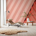 Pleated Coral Mural Wallpaper - room preview 04