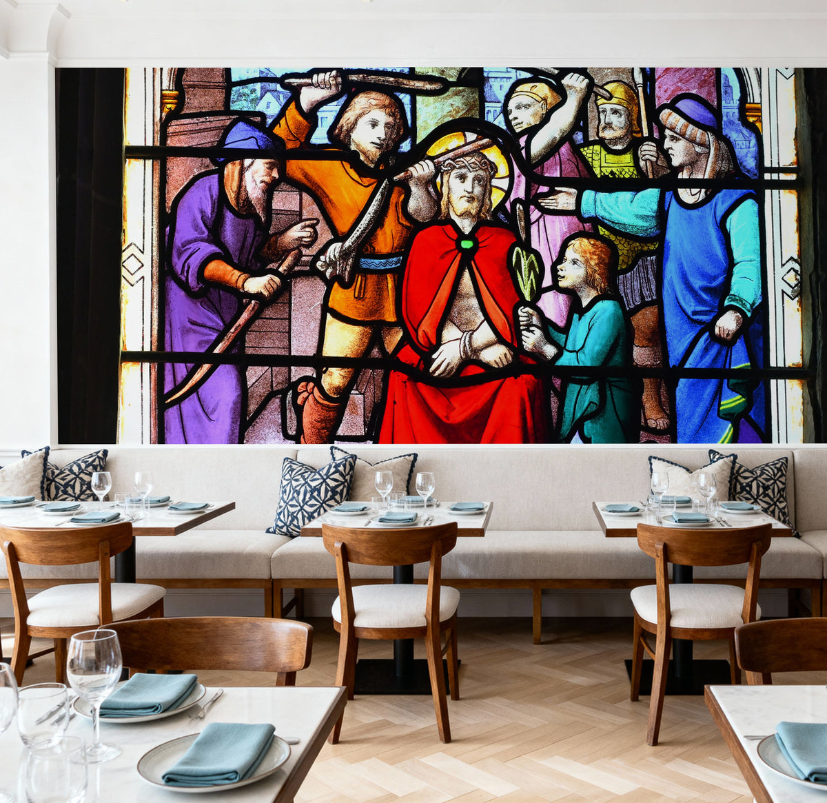Vitrail Debate Mural Wallpaper - room preview 04