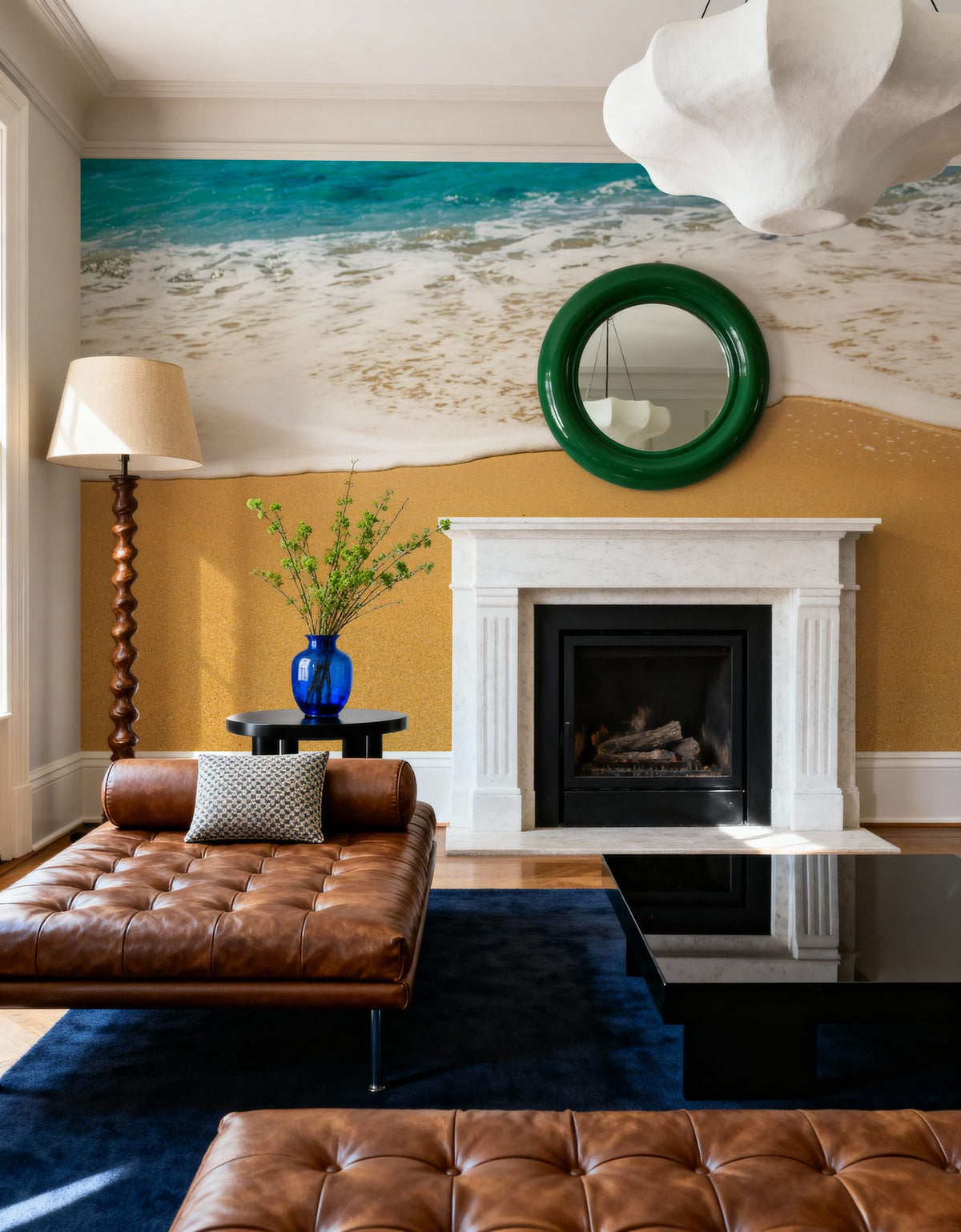 Beach Time Natural Mural Wallpaper - room preview 04