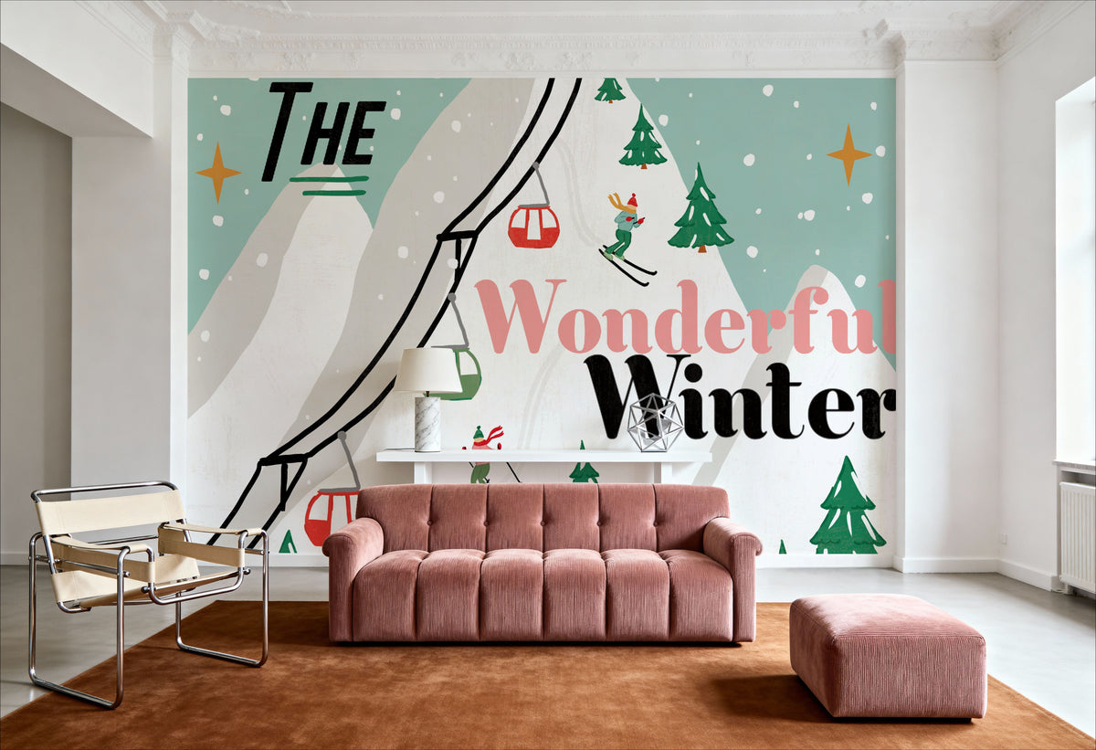 Holiday Patina II Mural Wallpaper - room preview 04