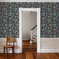 Watercolor Blossoms Mural Wallpaper - room preview 04