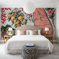 Vintage Florida Botanical Map Mural Wallpaper - room preview 04