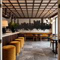 Erlangen Germany Skyline Black & White Mural Wallpaper - room preview 04