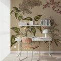 Herbal Botanical I Mural Wallpaper - room preview 04