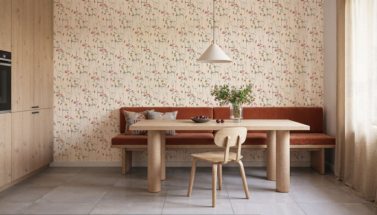 Meadow Flowers Mural Wallpaper - room preview 04