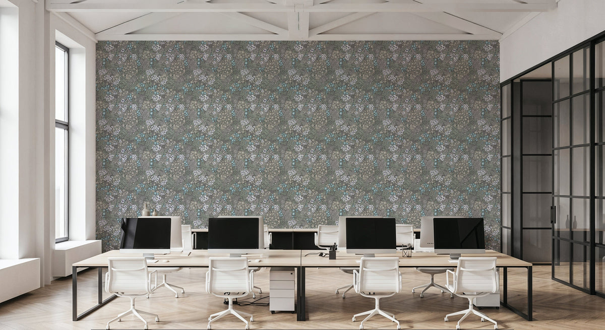 Floral Sparklers, Thyme Mural Wallpaper - room preview 04