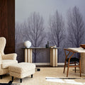 Trees in Mist Mural Wallpaper - room preview 04