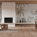 Palm Abode, Stone Mural Wallpaper - room preview 04