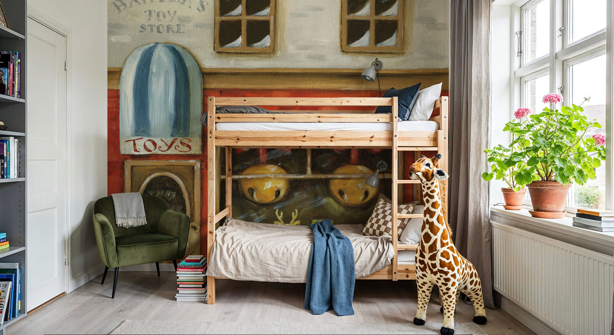 Winter Teddy Bears II Mural Wallpaper - room preview 04