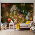 The Floral Golden Hour Mural Wallpaper - room preview 04