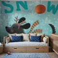 Festive Paws II Mural Wallpaper - room preview 04