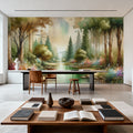 Captivating Forest Mural Wallpaper - room preview 04