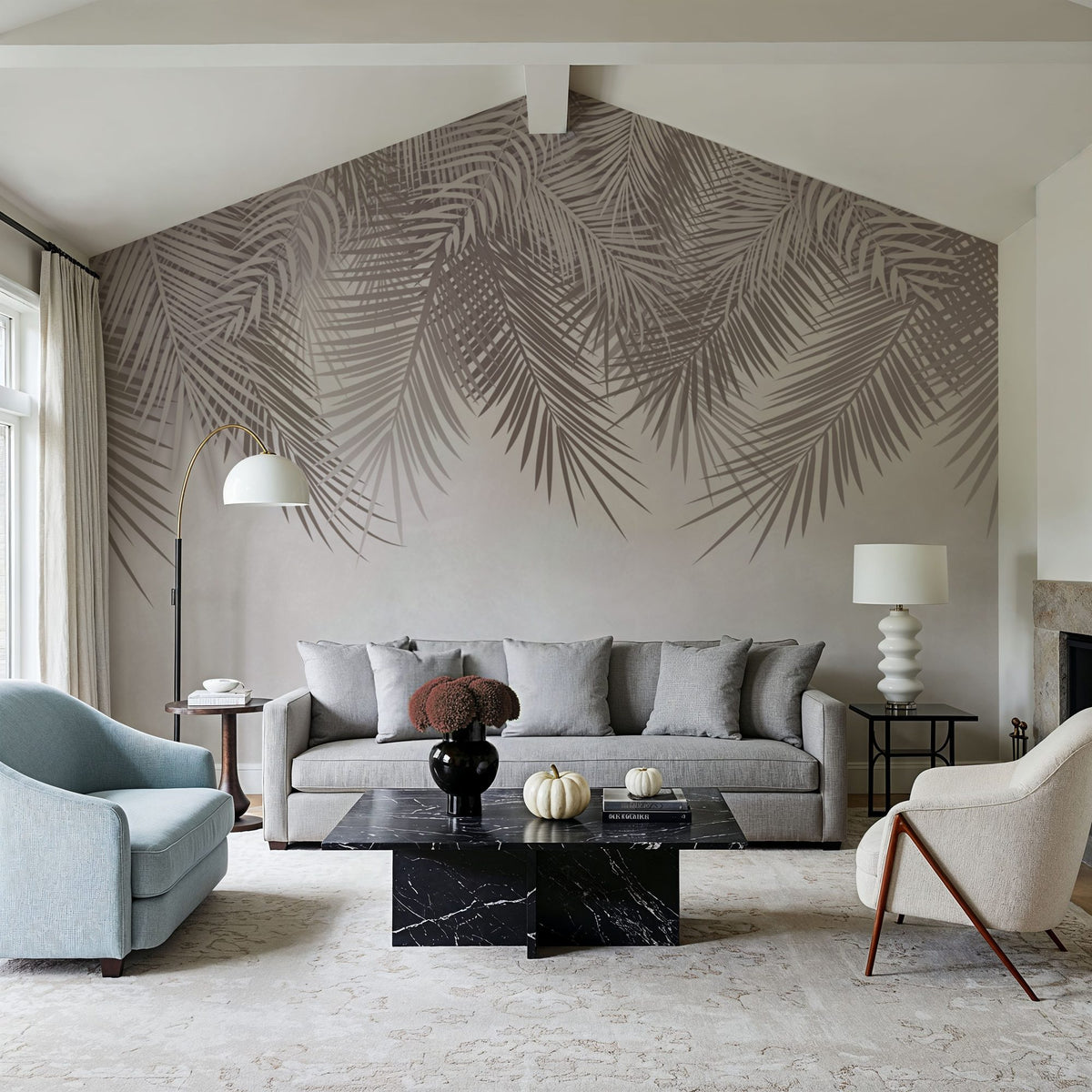 Palms Around Us Mural Wallpaper - room preview 04