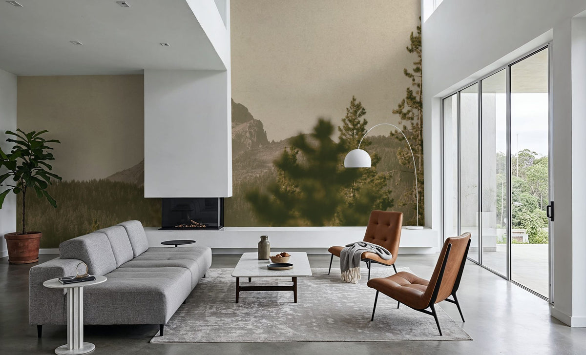 Mountainous II Mural Wallpaper - room preview 04