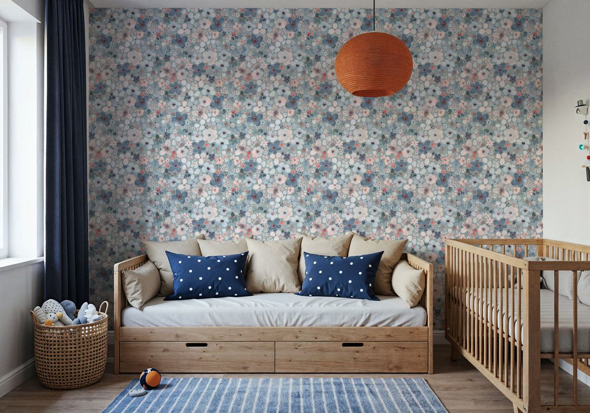 Wildflowers, Small Mural Wallpaper - room preview 04