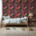 Happy Flowers, Mulberry Mural Wallpaper - room preview 04